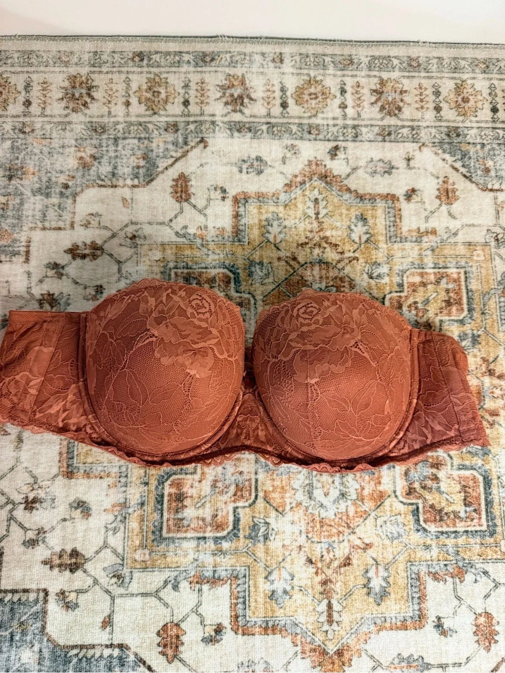 Torrid curve mauve strapless bra